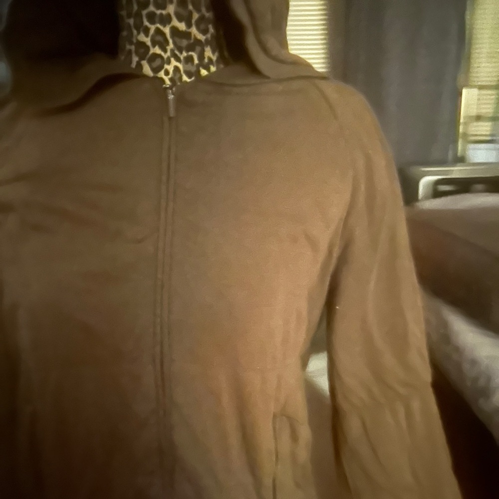 Philosophy Brown Zip Up Jacket - Picture 13 of 14